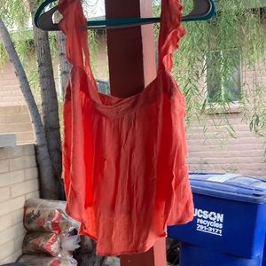 Orange summer top